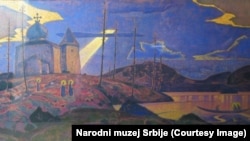 Slika Nikolaja Reriha "Sveti gosti" trenutno je u Narodnom muzeju Srbije