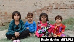 Bannu, July 31, 2014: Members of the family of Sadaqatullah Dawar, displaced from Pakistan's North Waziristan district.