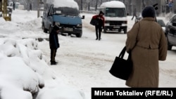 Морозы в Бишкеке
