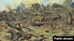 Пётр Карагін «„Жах вайны. Дайшлі!” Атака рускай пяхоты на нямецкія акопы» (1918)