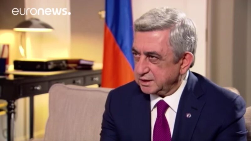 Серж Саргсян: То, что говорит Алиев, - это шантаж, а не компромисс