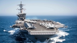 The United States is sending additional naval forces to the Middle East, including the USS Theodore Roosevelt carrier strike group. (file photo)