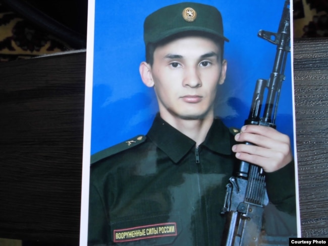 Denis Khamidullin, 19, died on March 7 at his military unit outside Yekaterinburg. The military provided no details on his death, which was ruled a suicide. His family says he regularly asked for money.