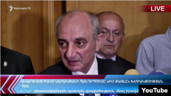 Руководитель Нагорного Карабаха Бако Саакян, Ереван, 20 мая 2019 г.