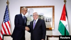  Barack Obama və Mahmud Abbas 