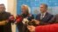 Ambasadorja amerikane në Maqedoni të Veriut, Angela Aggeler, gjatë një vizite në Shkup.