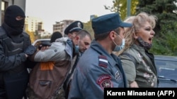 Задержания на акции в Ереване 12 ноября