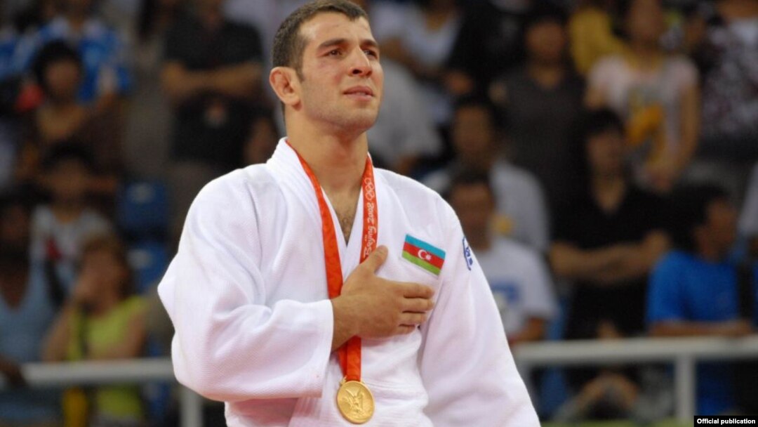 Arxiv foto: Pekin Olimpiadasının qalibi Elnur Məmmədli, 2008-ci il
