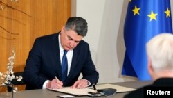 ხორვატიის პრეზიდენტი ზორან მილანოვიჩი