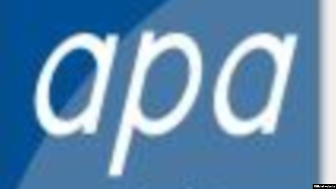 Azerbaijan --- logo of the news agency APA