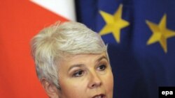 Croatian Prime Minister Jadranka Kosor