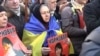 ادامه اعتراض در مقابل وزارت کشور اوکراین 