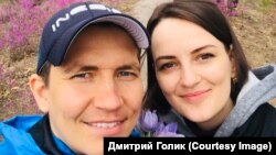 Дмитрий Голик с женой Кристиной