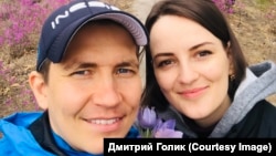 Дмитрий Голик с женой Кристиной