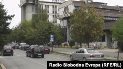 Macedonia - Parking zone in Tetovo.