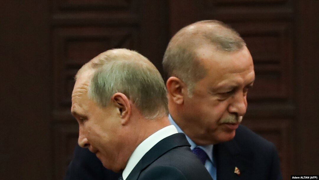  Recep Tayyip Erdogan și Vladimir Putin 