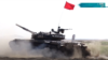 Учения танковых экипажей российских гибридных сил на Донбассе. Торез, в 2020 год. Скриншот с YouTube-канала «Оплот ТВ»
