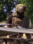 Ukrainian serviceman uses starlink or drone videograb 