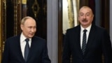 Президент РФ Володимир Путін з президентом Азербайджану Ільхамом Алієвим