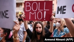 Protesta në Ferizaj më 24 gusht, pas vrasjes së një 18-vjeçarjeje. 