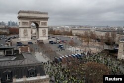 Paris, Arcul de Triumf, 8 decembrie 2018