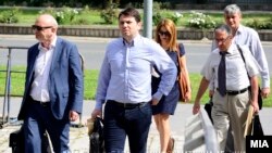 Миле Јанакиески пред Суд, архивска фотографија.