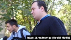 Координатор "Голоса" в Саратове Александр Никишин, он также является ведущим ИА "Свободные новости"