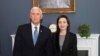 Vicepreşedintele SUA, Mike Pence, şi șefa Guvernului de la Chişinău Maia Sandu