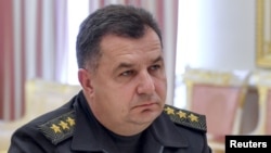 Украинаның қорғаныс министрі Степан Полторак. Киев, 13 қазан 2014 жыл.