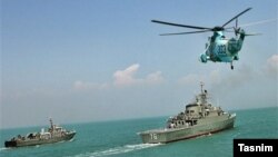 The Iranian and U.S. navies routinely have tense encounters in the Persian Gulf and its environs. (file photo)