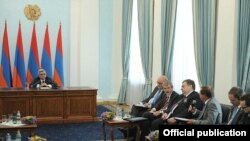 Фотография предоставлена пресс-службой президента Армении