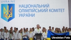 Архивска фотографија од прес конференција на претседателот на украинскиот национален олимписки комитет Сергеј Бубка 