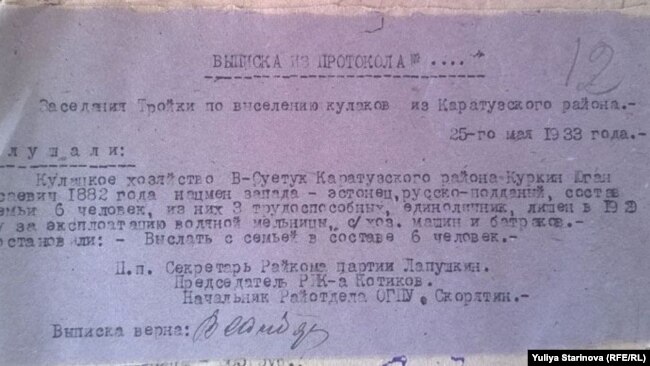Постановление о высылке