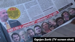 Text of serbian tabloid Informer where activists and journalists are called traitors