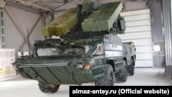 Зенитный ракетный комплекс «Оса» в цеху предприятия «Гранит» в Севастополе, архивное фото