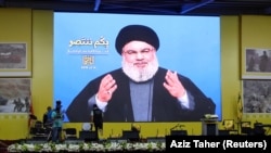 حسن نصرالله، دبیرکل حزبالله لبنان (عکس از آرشیو)