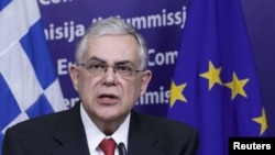 Kryeministri grek, Lukas Papademos.