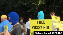 The Pussy Riot prison sentence led to many protests calling for their release.