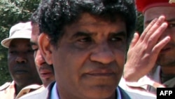 A file photo of the former head of Libyan intelligence under the regime of late Libyan leader Muammar Qaddafi, Abdullah al-Senussi