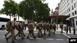 Soldați britanici la Londra (poză simbol)