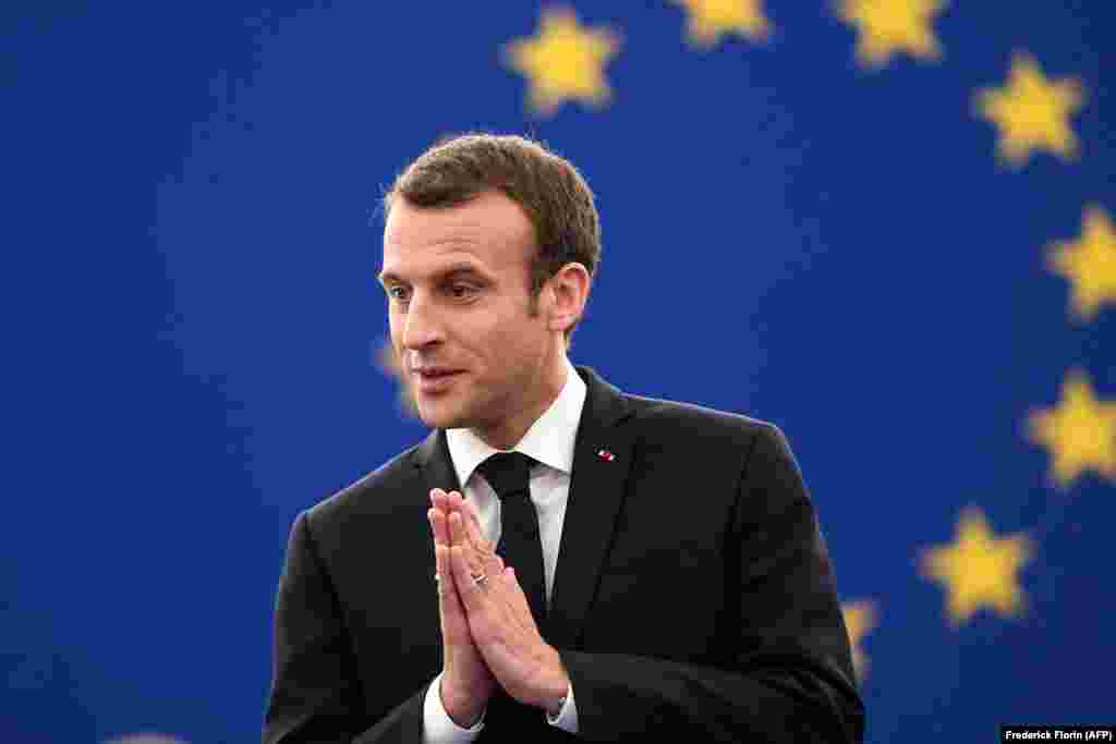 ФРАНЦИЈА - Францускиот претседател Емануел Макрон изјави дека ЕУ не треба да прима нови членки додека не се продлабочи интеграцијата и не бидат спроведени потребните реформи. Тој во говор во Европскиот парламент порача дека сака земјите од Западен Балкан да станат дел од ЕУ, но, според него, времето за нивното членство се уште не е дојдено.