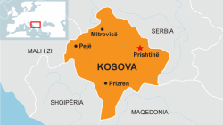 Harta e Kosovës - ilustrim