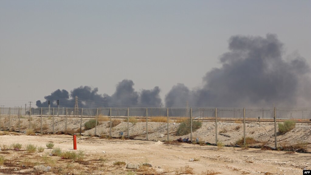 تاسیسات نفتی بقیق در عربستان سعودی پس از حملات اخیر