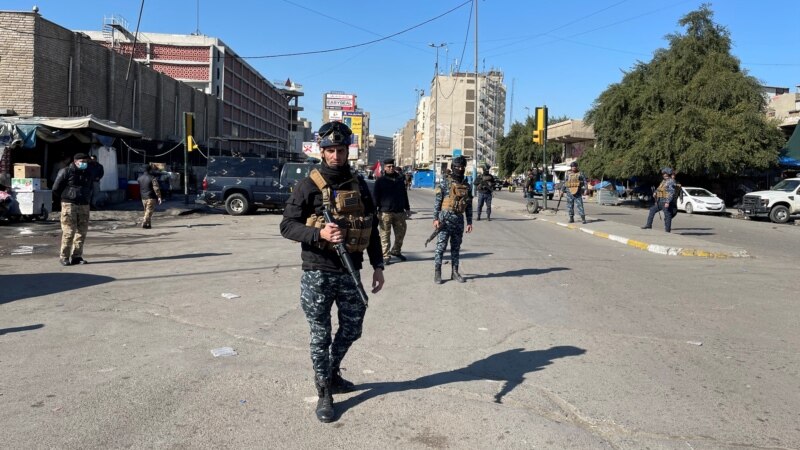 Најмалку седум мртви во два бомбашки напада на пазар во Багдад