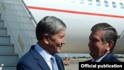 Алмазбек Атамбаев и Шавкат Мирзиёев. 