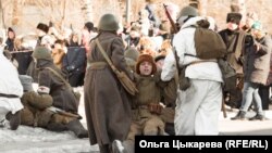 Прорыв блокады Ленинграда. Реконструкция. 23 февраля 2020 г. Хабаровск