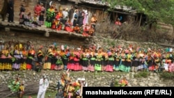 A celebration in a Kalash community.