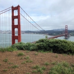 Мост Золотые Ворота, ведущий в Сан-Франциско. Автор фото — Артем Марусич.