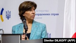Міністр закордонних справ Франції Катрін Колонна прибула 27 вересня до Києва з неоголошеним візитом
