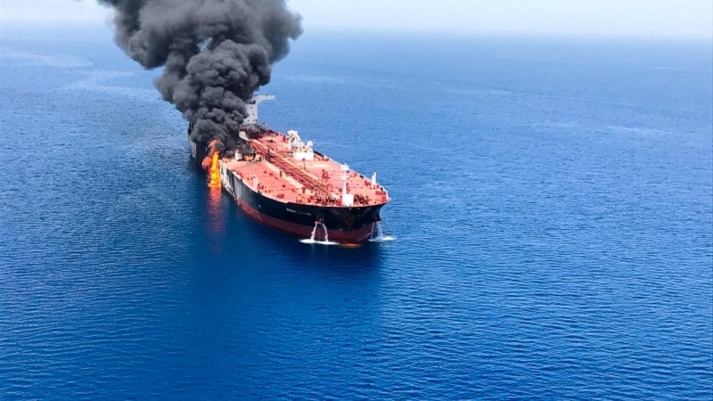 Пасьля нападу на танкеры цана нафты падскочыла. ЗША: за нападам стаіць Іран. 